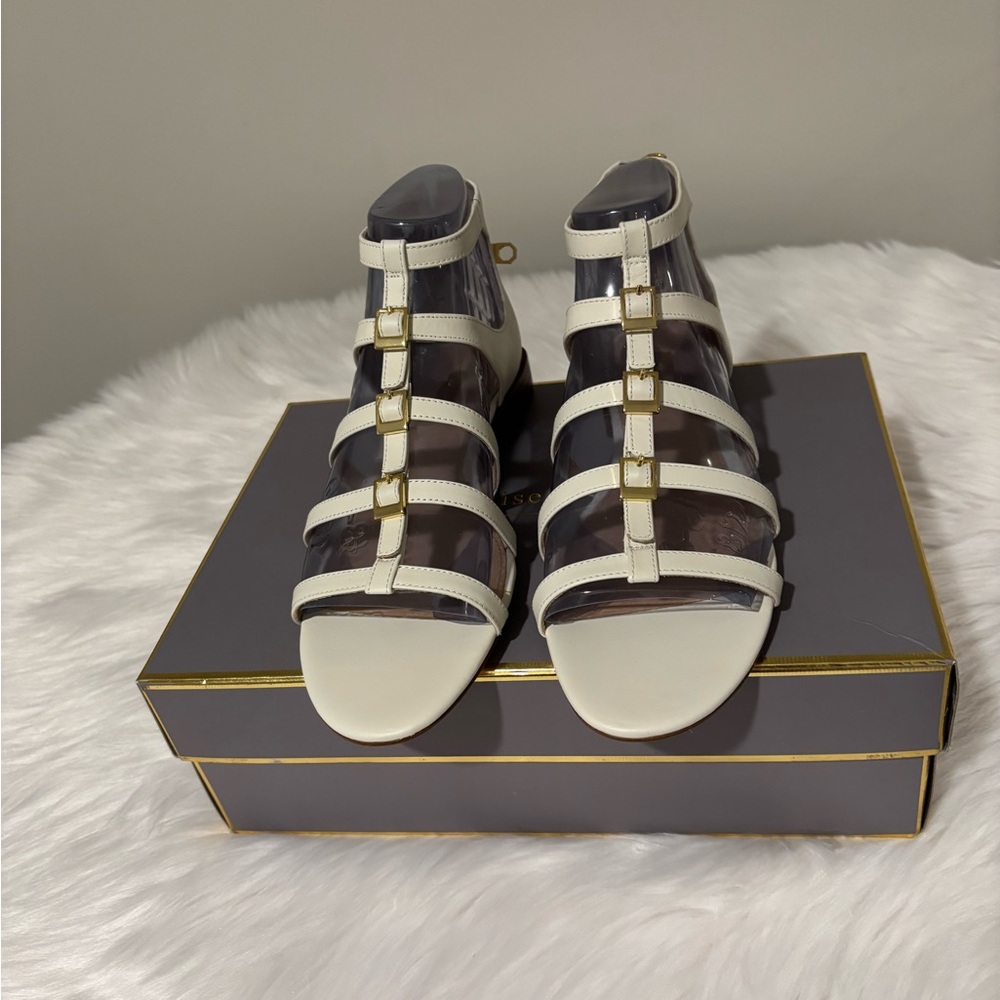 Louise et Cie White Gladiator Sandals